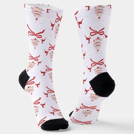 Festive Christmas Socks – Cozy, Fun  ソックス (傾斜あり)
