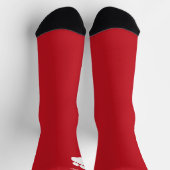 Festive Christmas Stocking With Your Custom Name ソックス (上部)