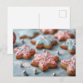 Festive Christmas Sugar Cookies ポストカード (正面/裏面)