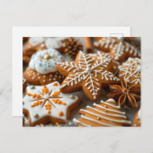 Festive Christmas Sugar Cookies ポストカード (正面/裏面)