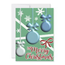 Festive Christmas Tree Holiday Greeting Card