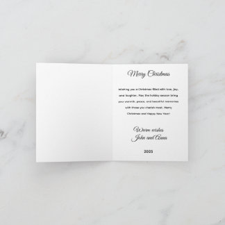 Festive Christmas Tree Holiday Greeting Card シーズンカード