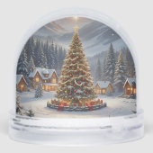 Festive Christmas tree in a mountain village (裏面)