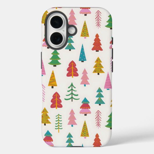 Festive Christmas Tree iPhone case Case-Mate iPhoneケース (裏面)
