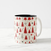 Festive Christmas Tree Mug ツートーンマグカップ (正面右)