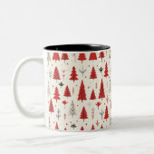 Festive Christmas Tree Mug ツートーンマグカップ (左)