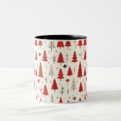 Festive Christmas Tree Mug ツートーンマグカップ (中央)