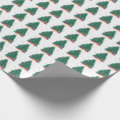Festive Christmas Tree & presents ラッピングペーパー (角)