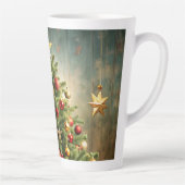 Festive Christmas Tree with Cozy Winter Design gif カフェラテマグ (右)