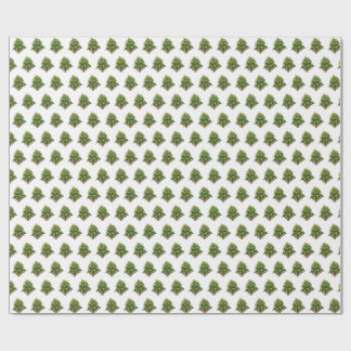 Festive Christmas Tree wrapping paper ラッピングペーパー