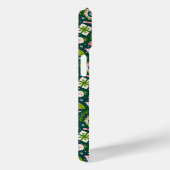 Festive Christmas Winter Holiday Pattern In Green  Case-Mate iPhoneケース (裏面 / 右)