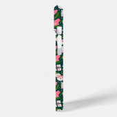 Festive Christmas Winter Holiday Pattern In Green  Case-Mate iPhoneケース (裏面 / 左)