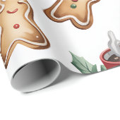 Festive Christmas Wrapping Paper ラッピングペーパー (ロールコーナー)