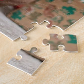 Festive Cornish Rex Cat Christmas Personalized ジグソーパズル (側面)