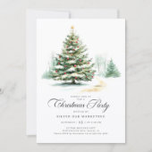 Festive Corporate Christmas Party 招待状 (正面)