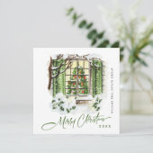 Festive Country House Christmas Corporate Greeting シーズンカード (スタンド正面)