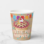 Festive Craft Cutie Pie Party Baby Shower 紙コップ (正面)