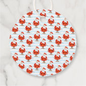 Festive Cute Santa Claus フェイバータグ (裏面)