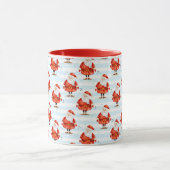 Festive Cute Santa Claus マグカップ (中央)