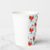 Festive Cute Santa Claus 紙コップ (右)