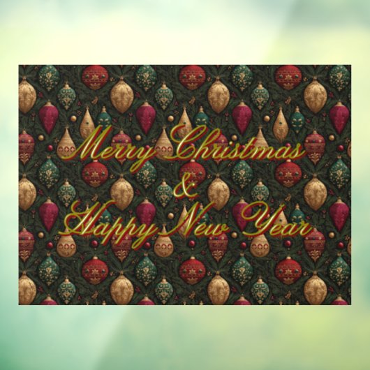 Festive Damask ウィンドウサイン (シート3)