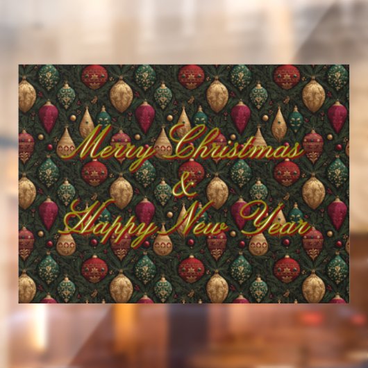 Festive Damask ウィンドウサイン (シート2)