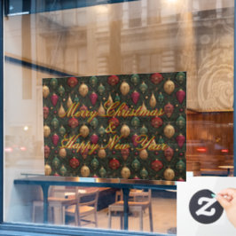 Festive Damask ウィンドウサイン