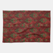 Festive Damask  キッチンタオル (横)