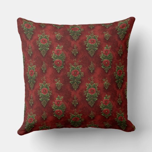 Festive Damask  クッション (裏面)