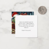 Festive Desert Christmas Scene ノートカード (正面/裏面インサイチュ)