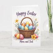 Festive Easter Wishes Card カード (正面)