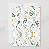 Festive Eat Drink and Be Merry Christmas Potluck 招待状 (裏面)