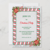 Festive Elegant Chic Christmas Invitation 招待状 (正面)
