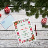 Festive Elegant Chic Christmas Invitation 招待状
