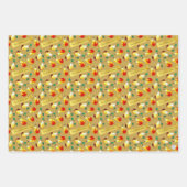 Festive Farmhouse Pears Boho Christmas Kitchen ラッピングペーパーシート (正面3)