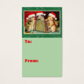 Festive Feline Accordion Players Christmas (正面)