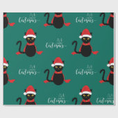 Festive Felines ラッピングペーパー (フラット)