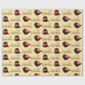 Festive Felines ラッピングペーパー (フラット)