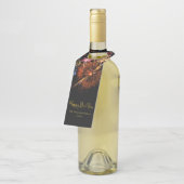 Festive Fireworks Happy New Year ボトルネックタグ (アングル)