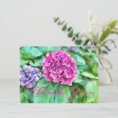 Festive Floral Thank You  サンキューカード (スタンド正面)