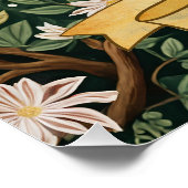 Festive Foliage Owl Personalised ポスター (コーナー)