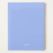 Festive Folk Art Ladies Simple Daily Agenda 2026 プランナー手帳 (裏面)