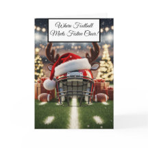 Festive Football- Touchdown Holiday Cheer Greeting