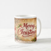 Festive Fred コーヒーマグカップ (正面右)