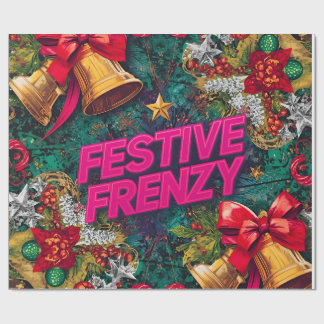 Festive Frenzy Maximalist Holiday ラッピングペーパー