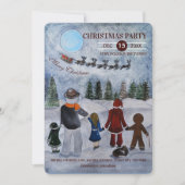Festive Friends Christmas Party 招待状 (正面)