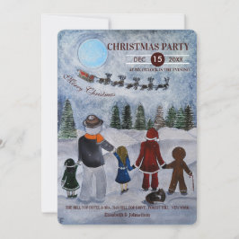 Festive Friends Christmas Party 招待状