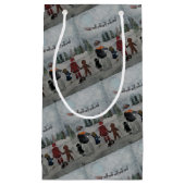 Festive Friends Painting by Alfred Fox スモールペーパーバッグ (正面)