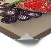 Festive Fruits 8"x12' ポスター (角)