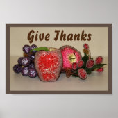 Festive Fruits 8"x12' ポスター (正面)